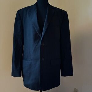 *PRONTO UOMO* Men's Black Long Sleeve Blazer Suit Jacket